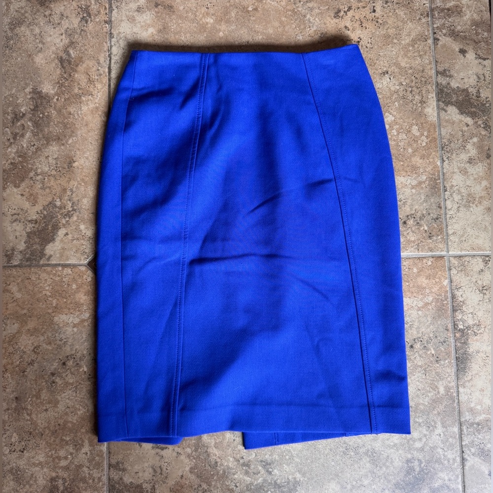 EUC Blue Halogen Pencil Skirt
